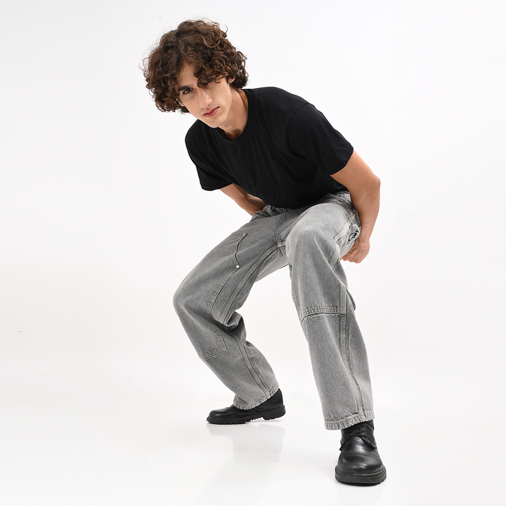 Loose Fit Carpenter Grey Jeans