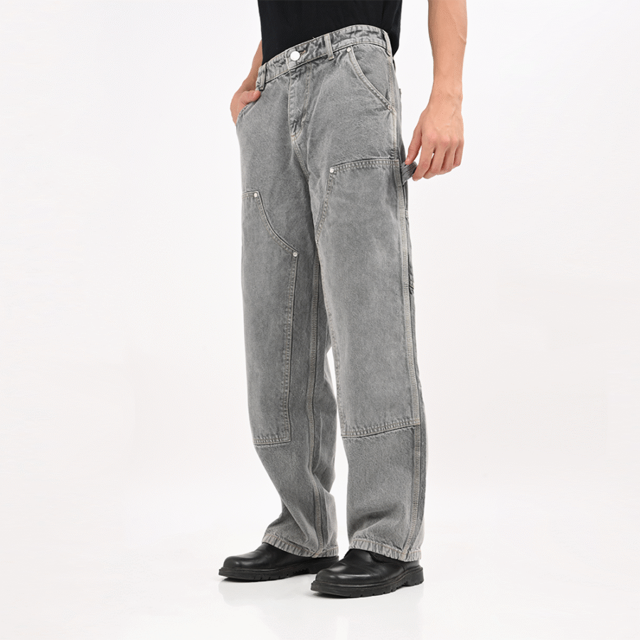 Loose Fit Carpenter Grey Jeans - Image 3