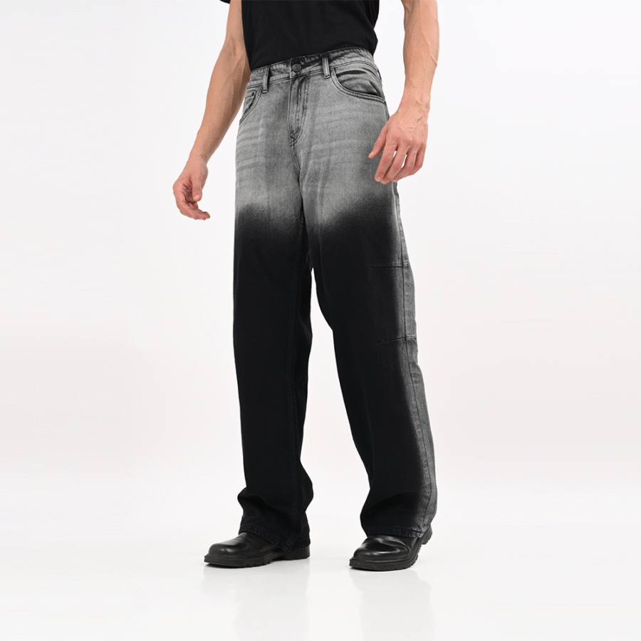 Ultra Baggy Double Shaded Jeans - Image 4