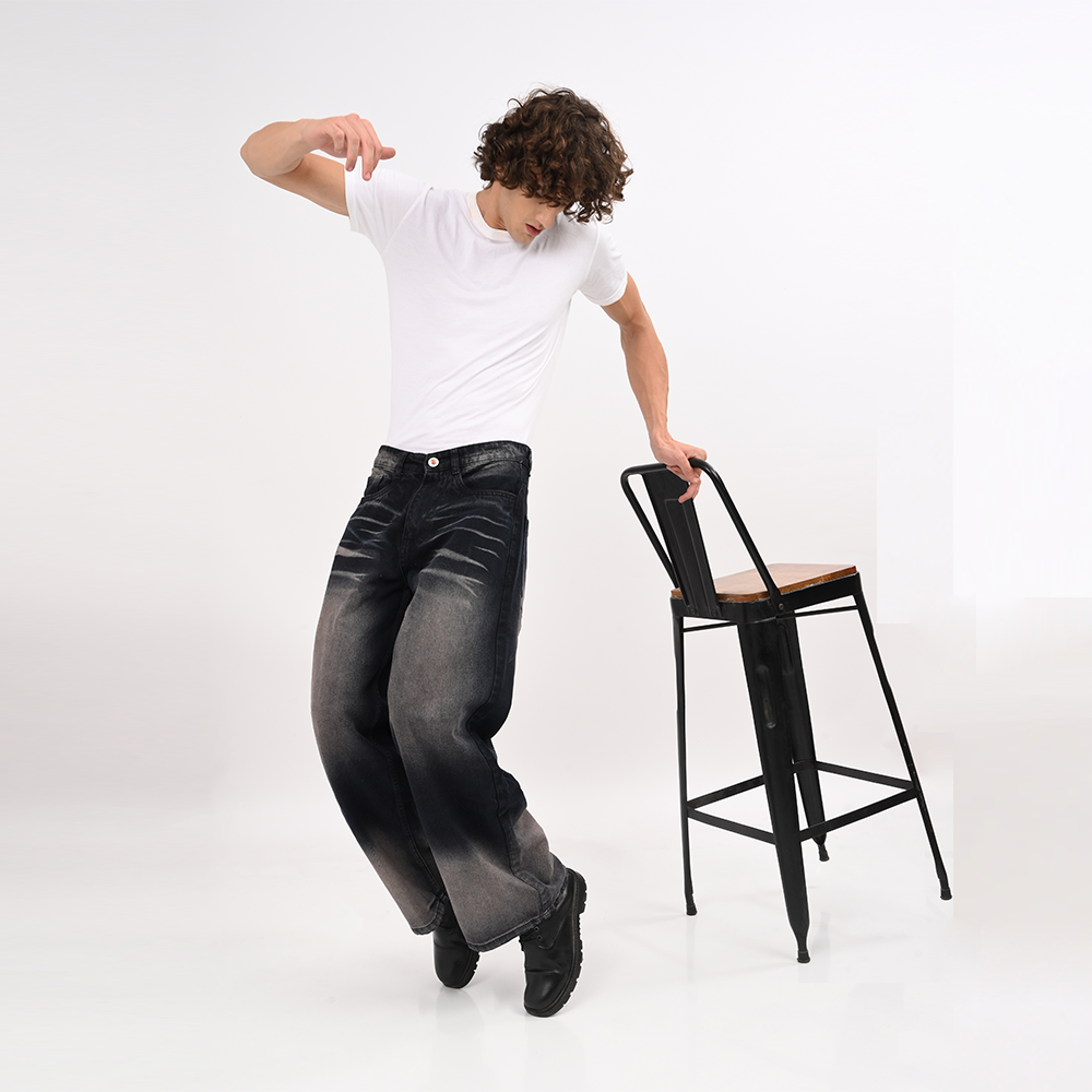 Ultra Baggy Black Jeans