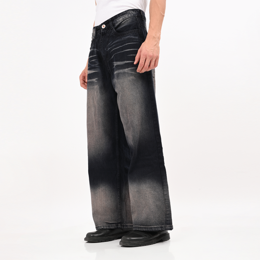 Ultra Baggy Black Jeans - Image 3