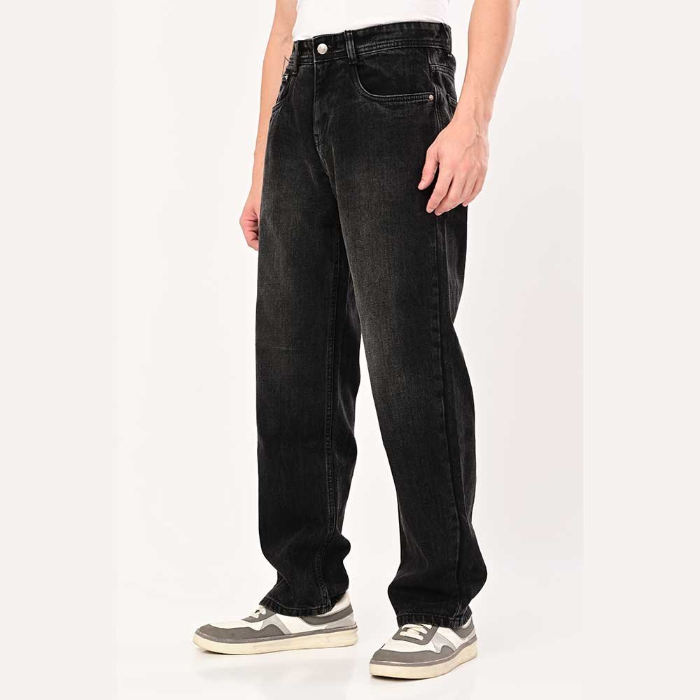 Core straight fit black shaded jeans - Image 4