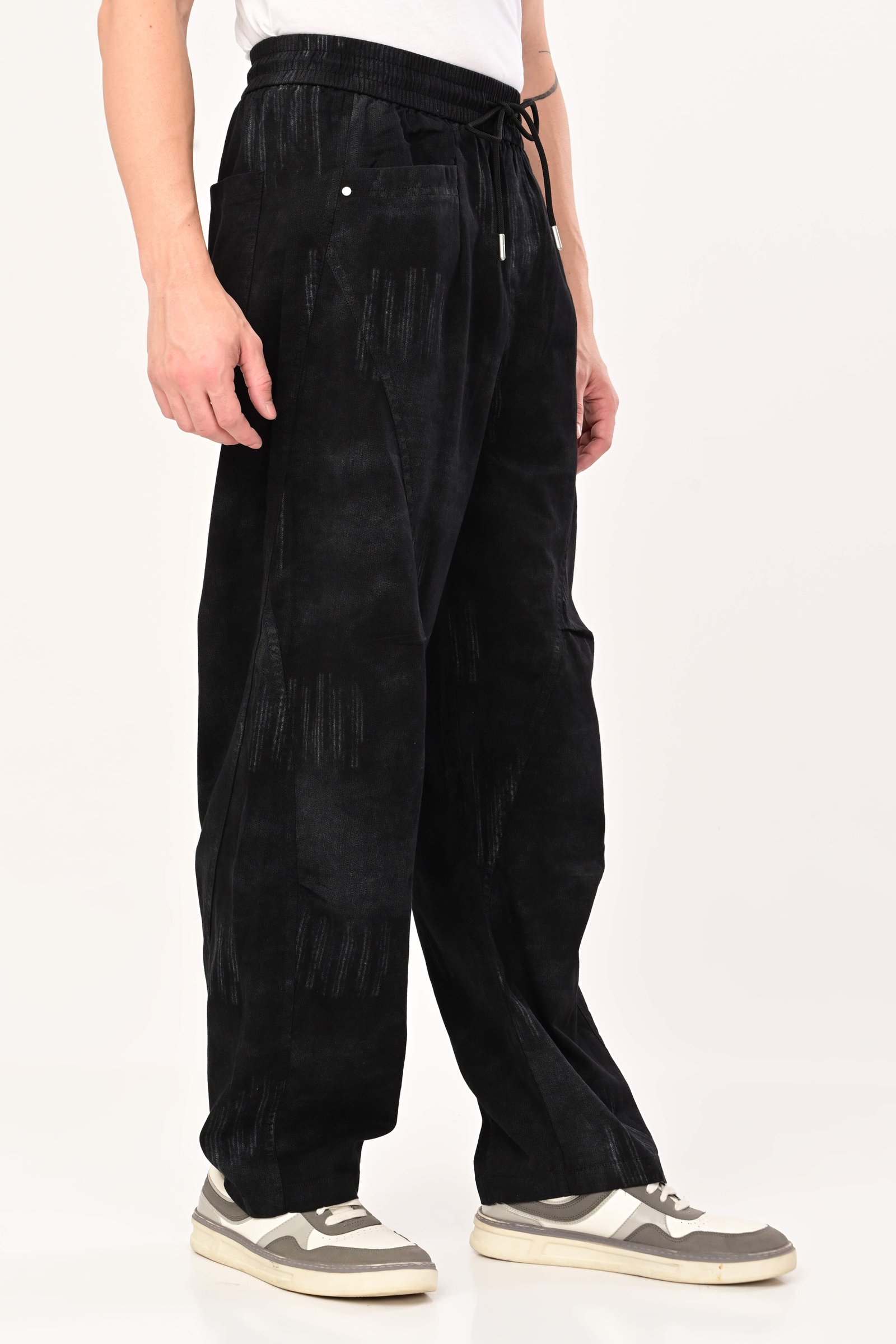 Vintage washed black jeans - Image 3