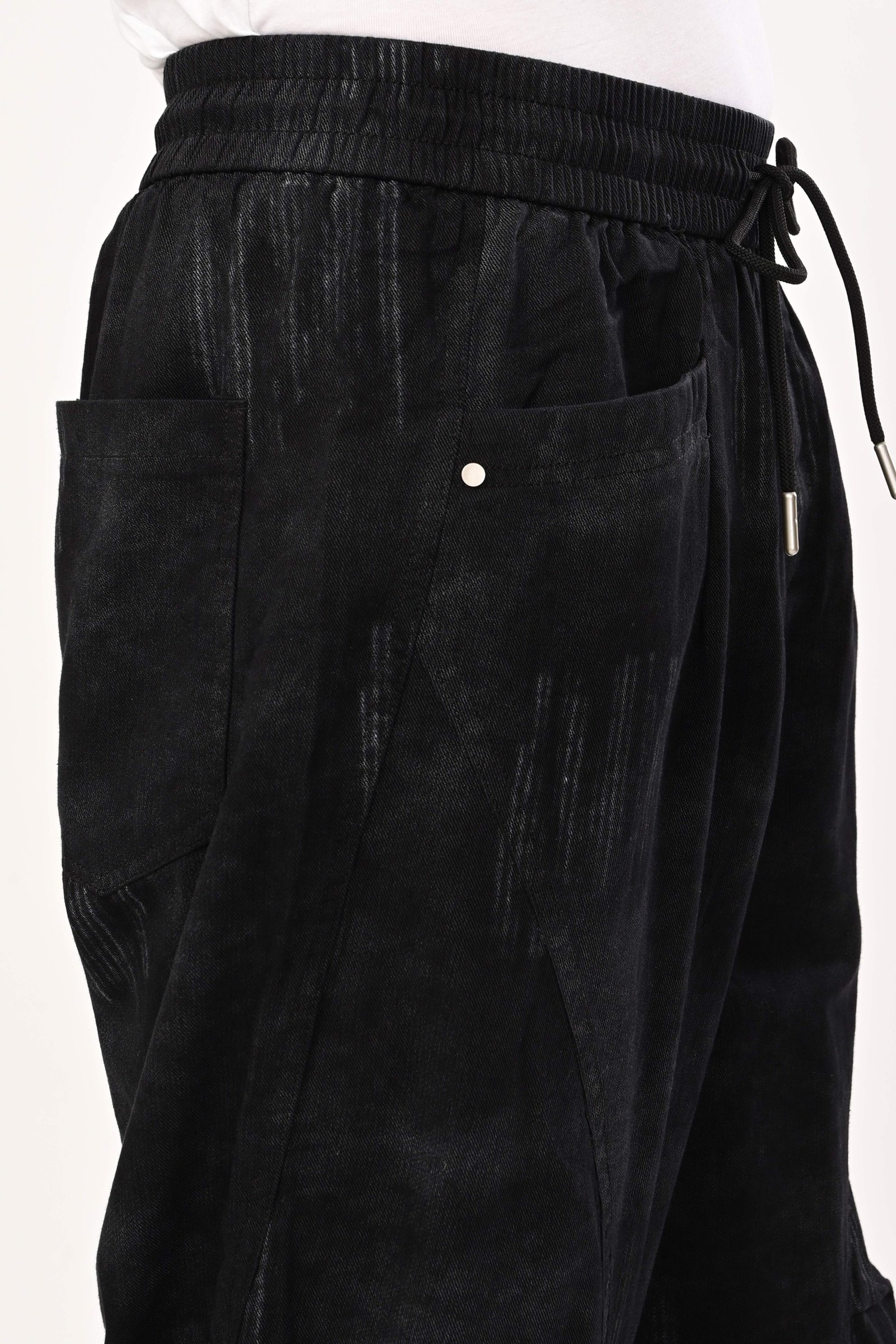 Vintage washed black jeans - Image 5