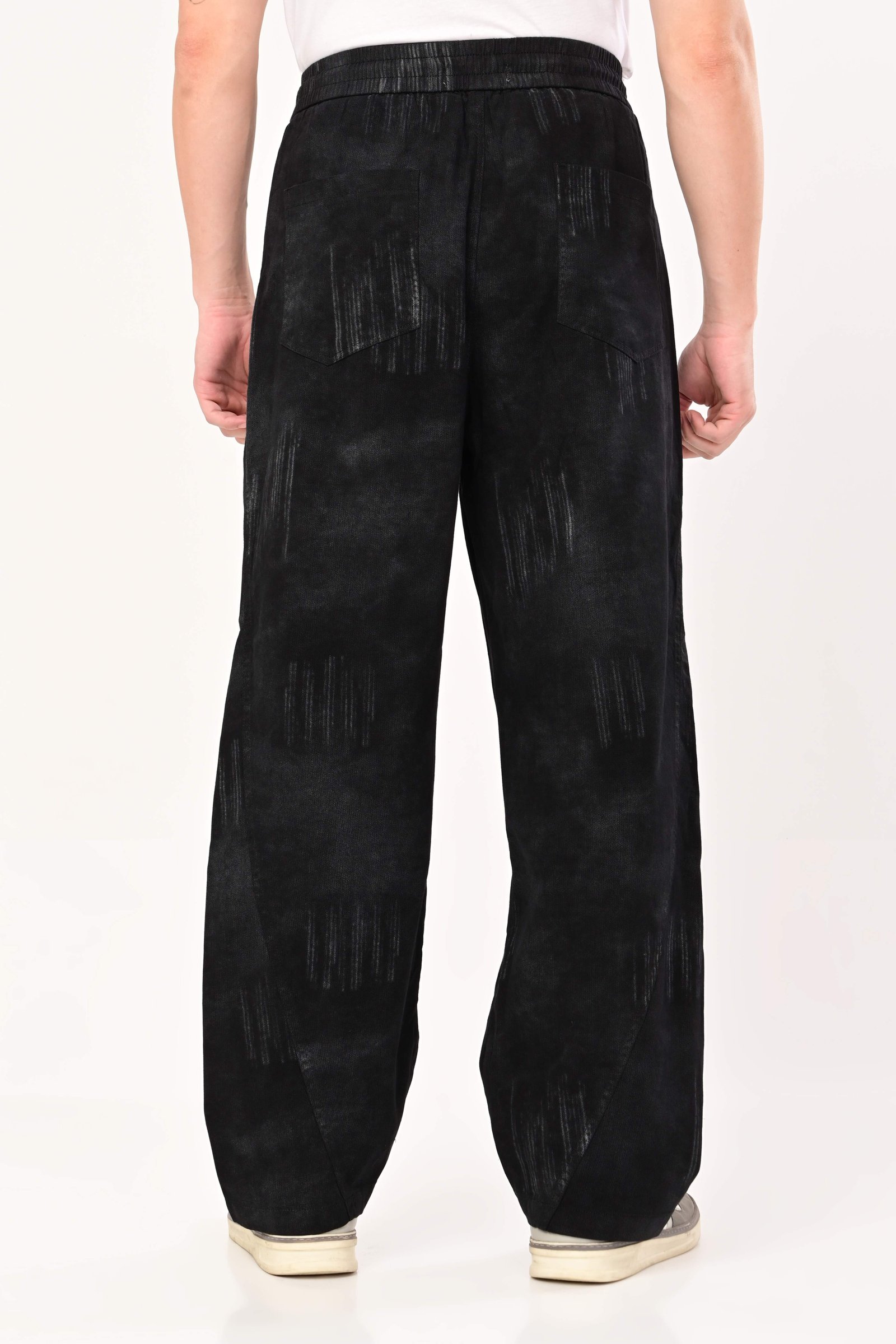 Vintage washed black jeans - Image 4