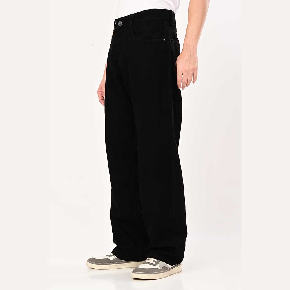 Loosefit jet black jeans - Image 4