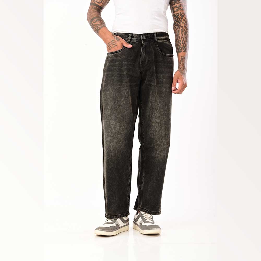 Relax fit yellow shaded jeans - Image 5