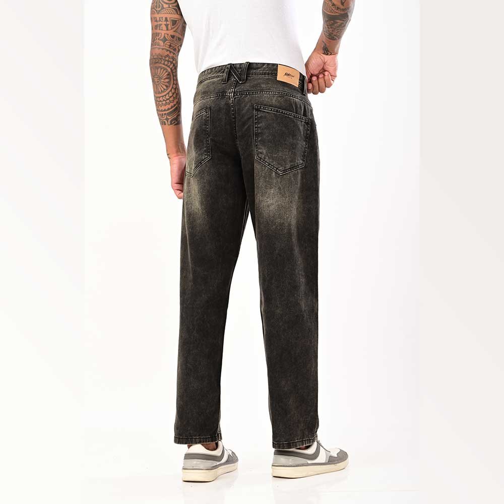 Relax fit yellow shaded jeans - Image 4