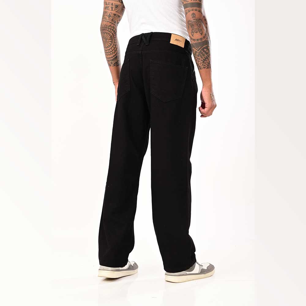 Relax fit black jeans - Image 4