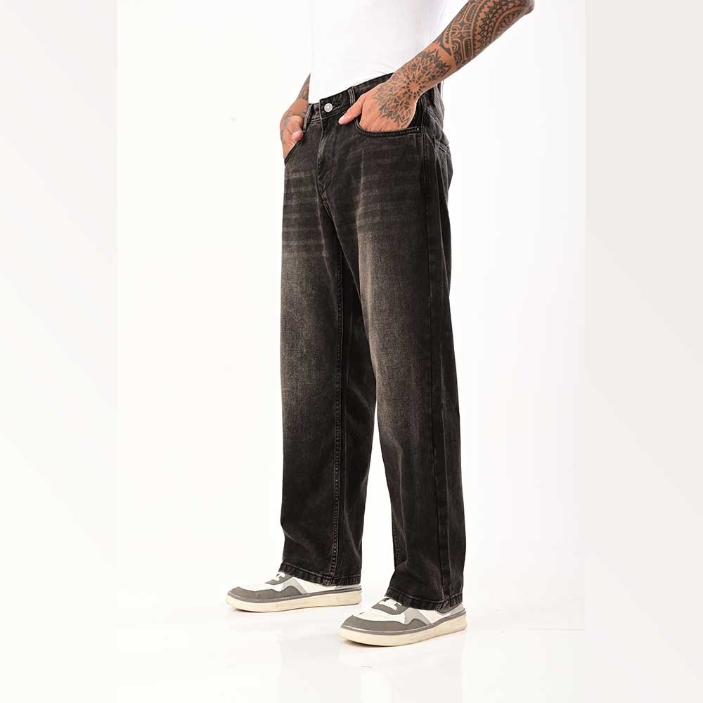 Relax fit brown shaded jeans - Image 6