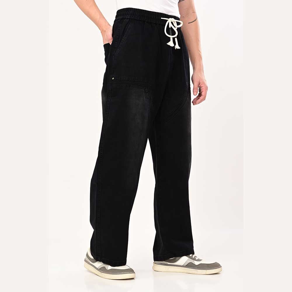 Comfort fit washed jeans